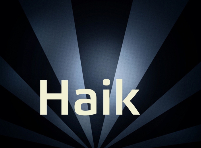 Bilder mit Namen Haik