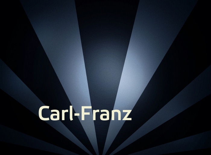 Bilder mit Namen Carl-Franz