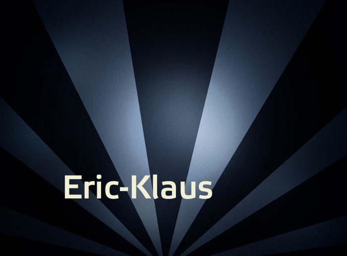 Bilder mit Namen Eric-Klaus