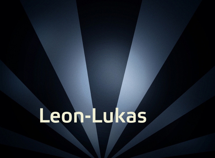 Bilder mit Namen Leon-Lukas