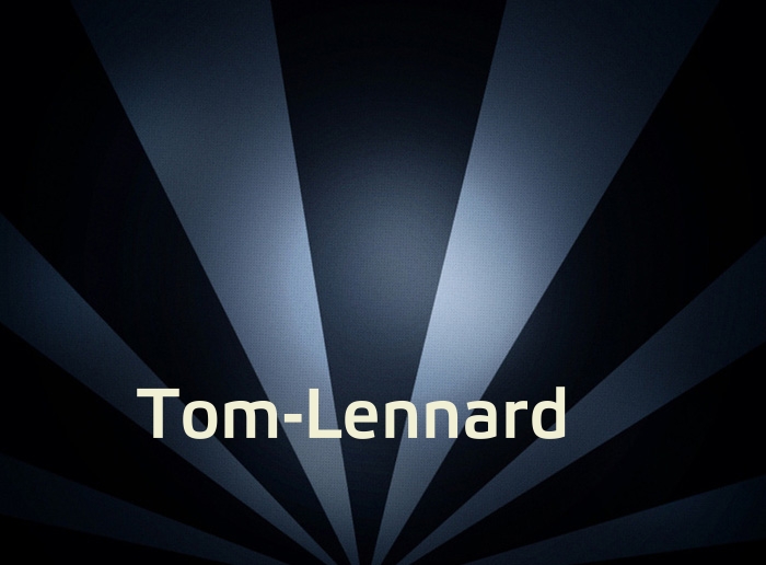 Bilder mit Namen Tom-Lennard
