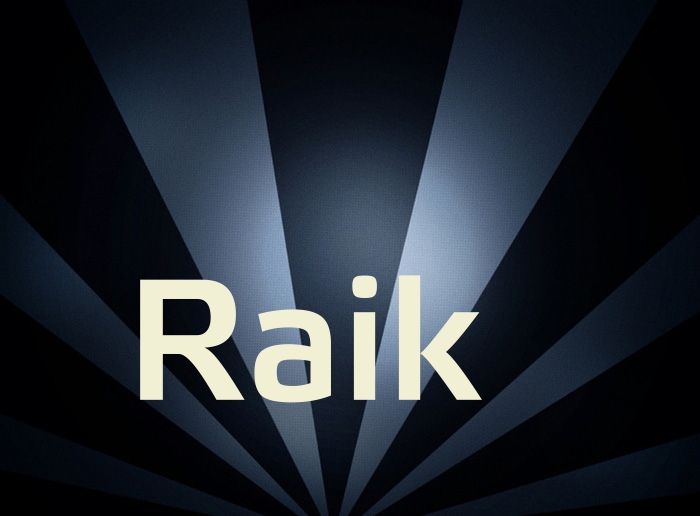 Bilder mit Namen Raik
