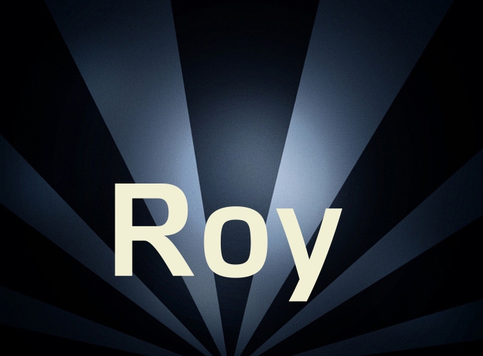 Bilder mit Namen Roy
