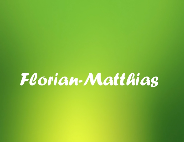 Bildern mit Namen Florian-Matthias