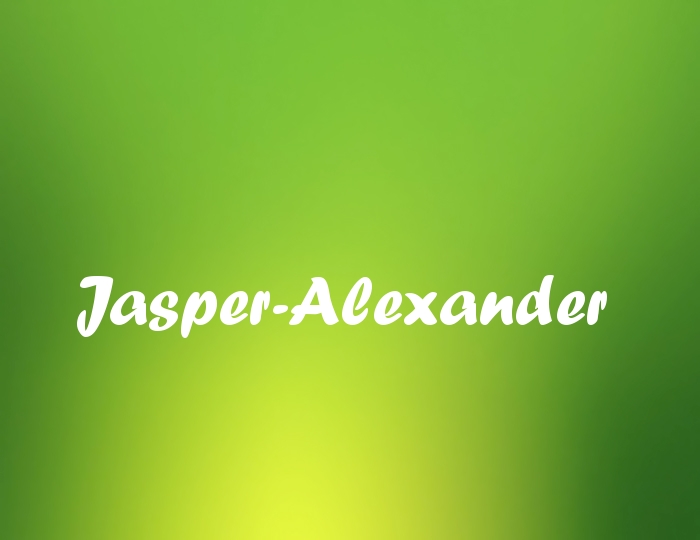 Bildern mit Namen Jasper-Alexander