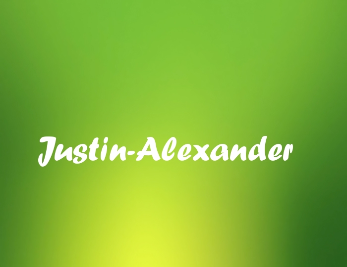 Bildern mit Namen Justin-Alexander