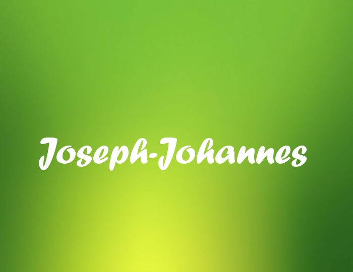 Bildern mit Namen Joseph-Johannes
