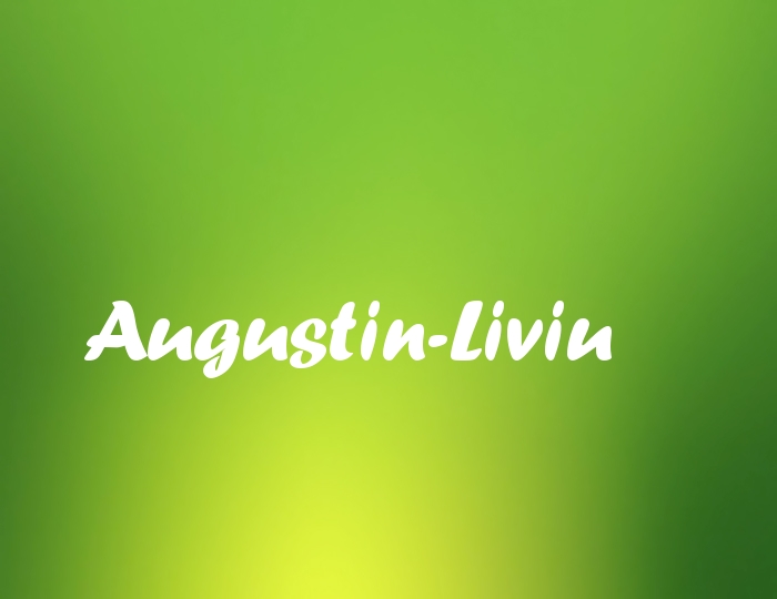 Bildern mit Namen Augustin-Liviu