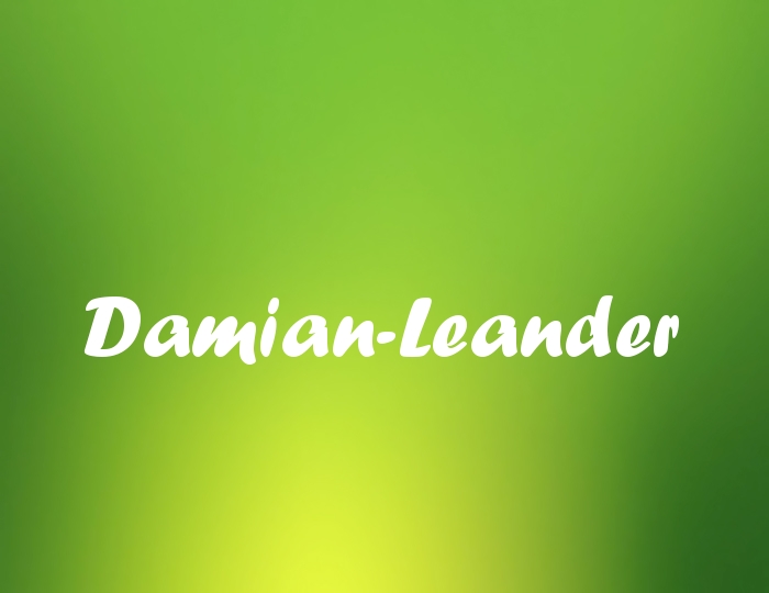 Bildern mit Namen Damian-Leander