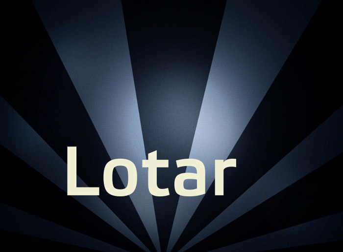 Bilder mit Namen Lotar