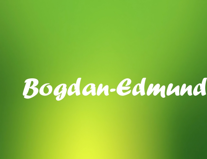 Bildern mit Namen Bogdan-Edmund