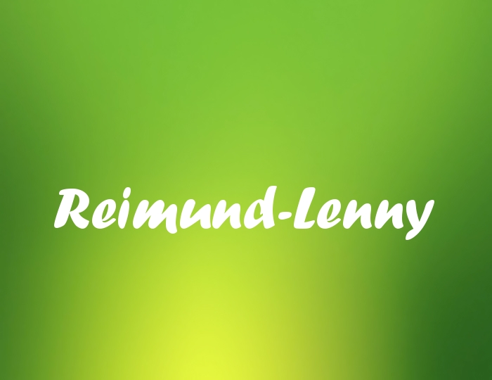 Bildern mit Namen Reimund-Lenny
