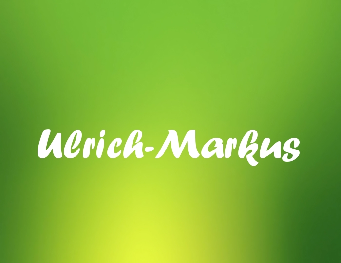 Bildern mit Namen Ulrich-Markus