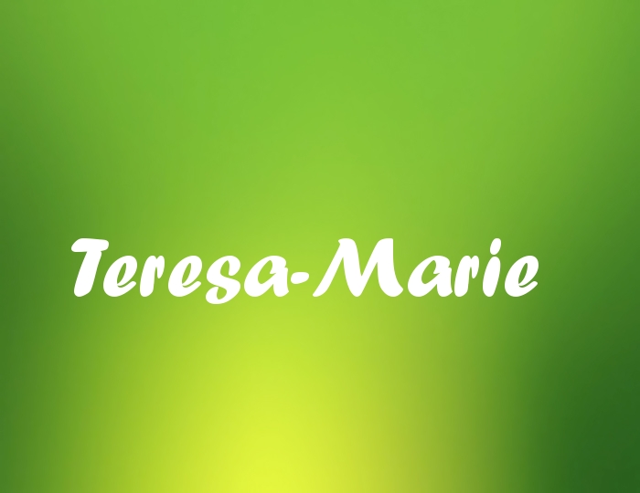 Bildern mit Namen Teresa-Marie