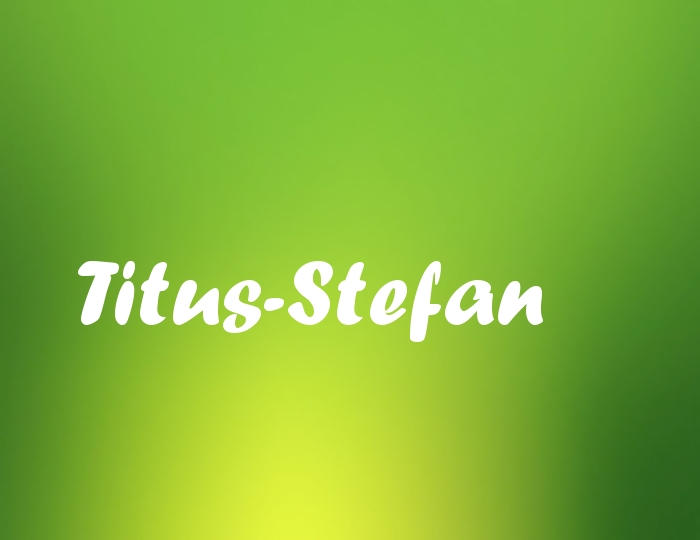 Bildern mit Namen Titus-Stefan