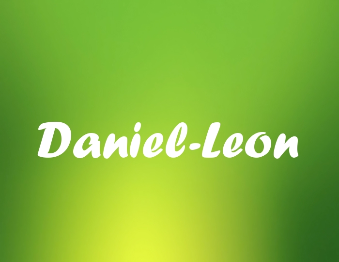 Bildern mit Namen Daniel-Leon