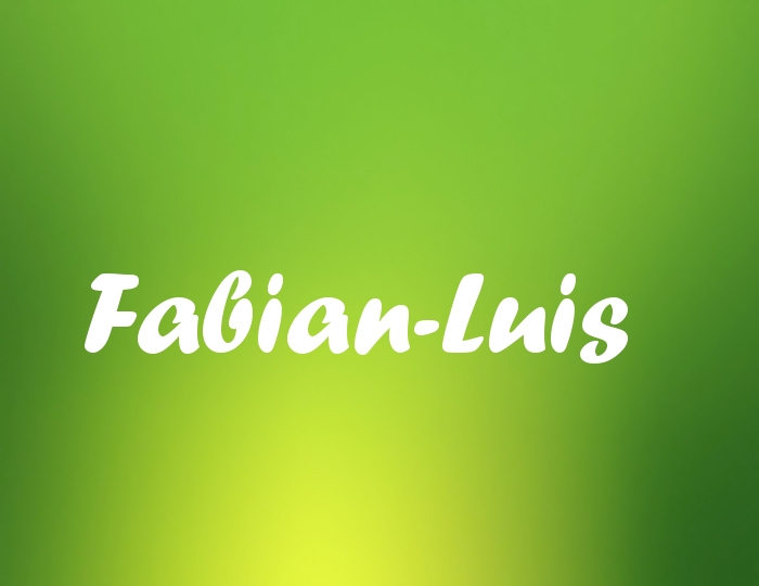 Bildern mit Namen Fabian-Luis