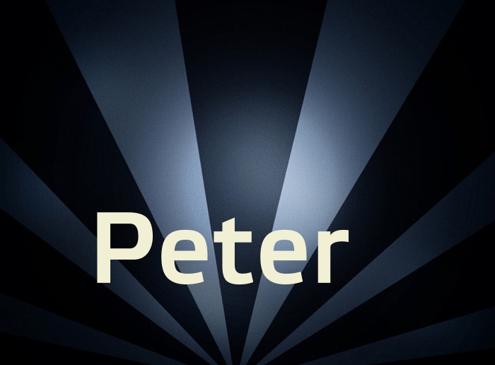 Bilder mit Namen Peter