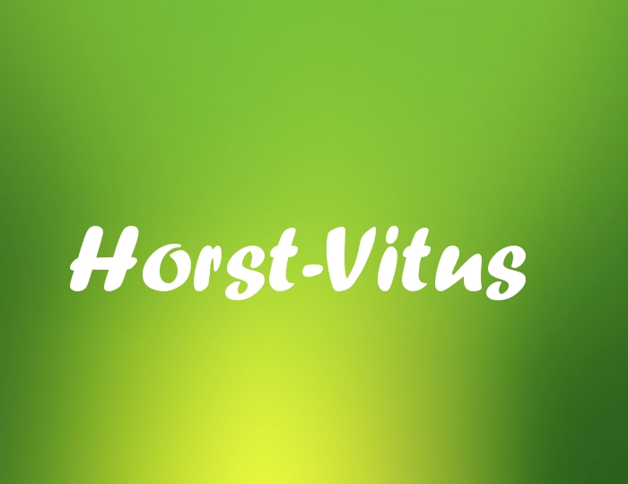 Bildern mit Namen Horst-Vitus