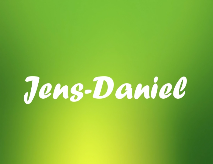 Bildern mit Namen Jens-Daniel