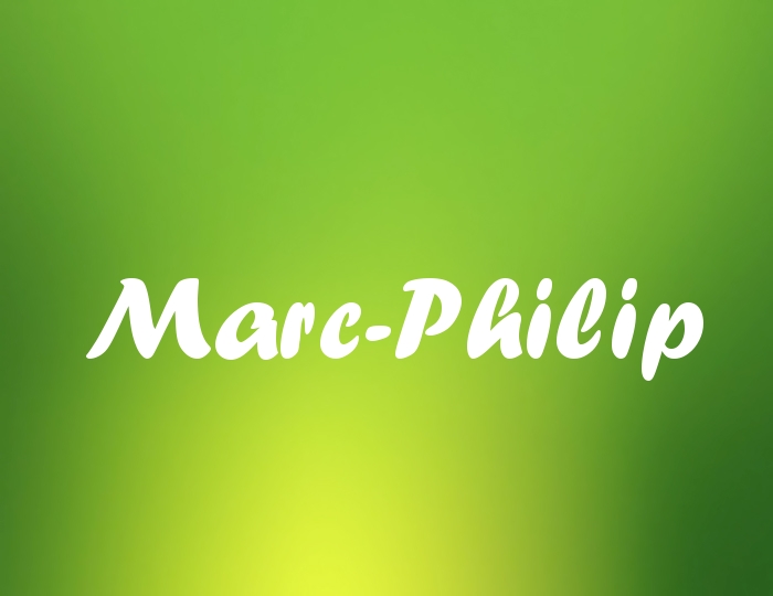 Bildern mit Namen Marc-Philip
