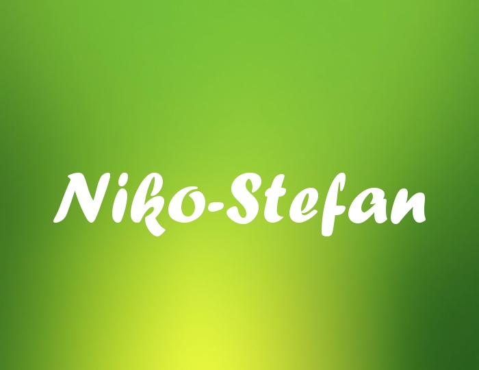 Bildern mit Namen Niko-Stefan