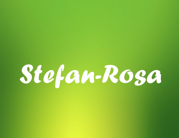 Bildern mit Namen Stefan-Rosa