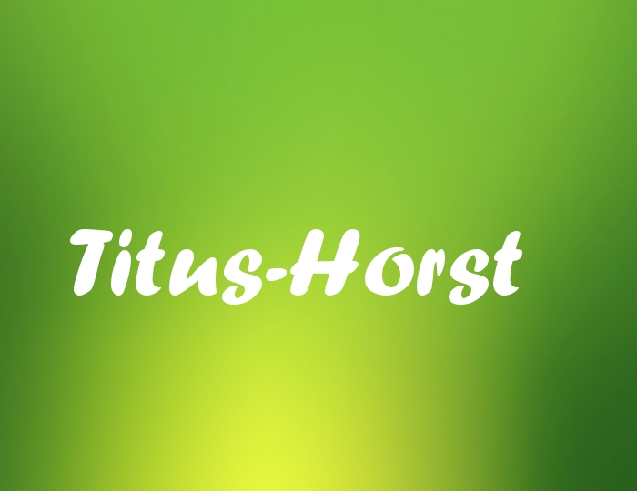Bildern mit Namen Titus-Horst