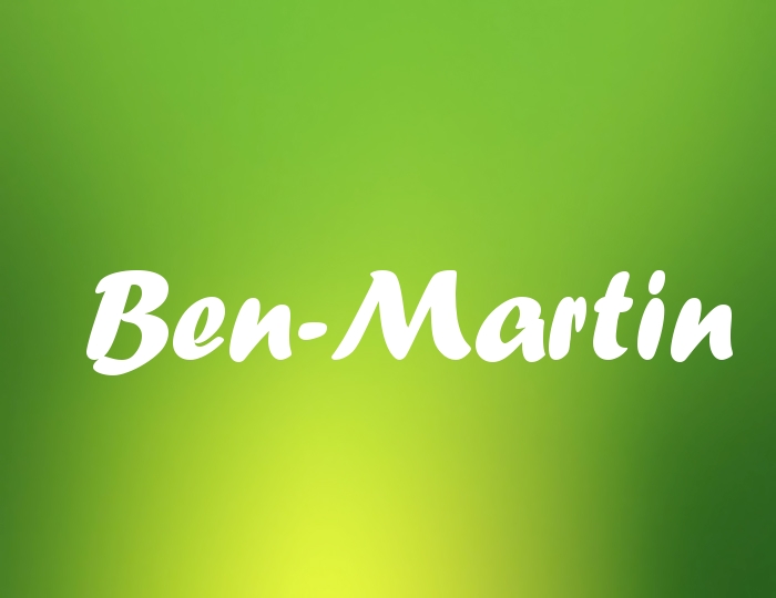 Bildern mit Namen Ben-Martin