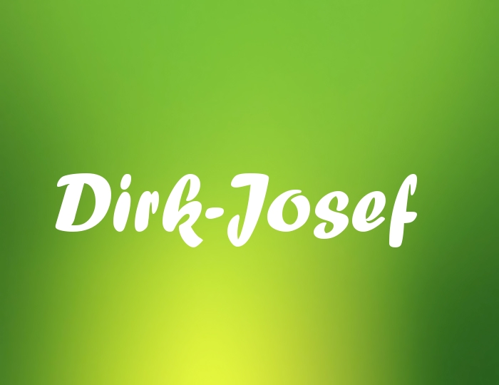 Bildern mit Namen Dirk-Josef