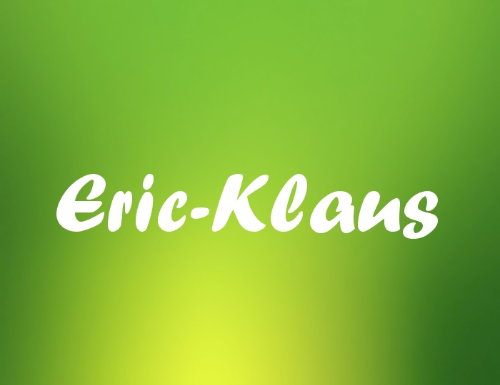 Bildern mit Namen Eric-Klaus