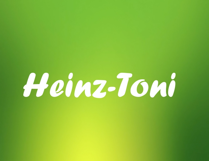 Bildern mit Namen Heinz-Toni