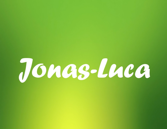 Bildern mit Namen Jonas-Luca