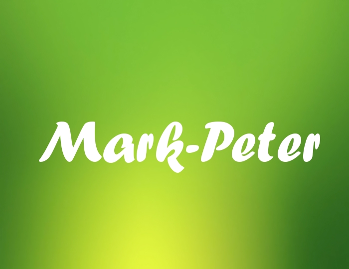 Bildern mit Namen Mark-Peter