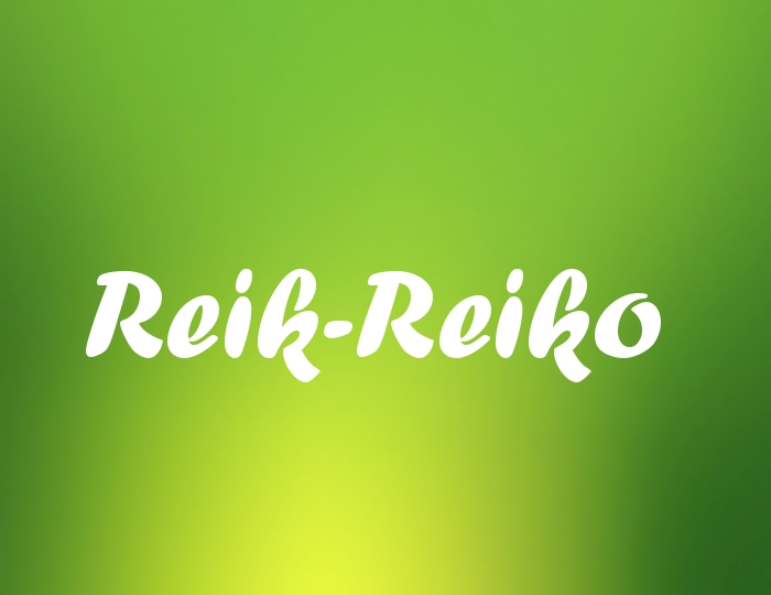 Bildern mit Namen Reik-Reiko