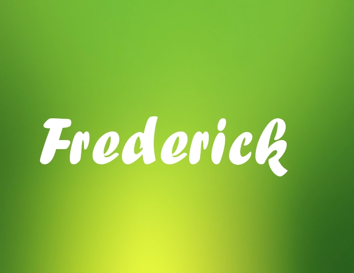 Bildern mit Namen Frederick