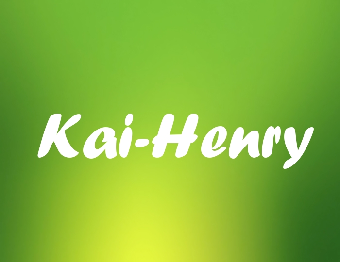 Bildern mit Namen Kai-Henry