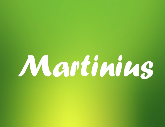 Bildern mit Namen Martinius