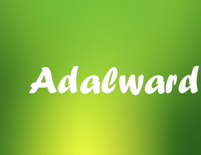 Bildern mit Namen Adalward