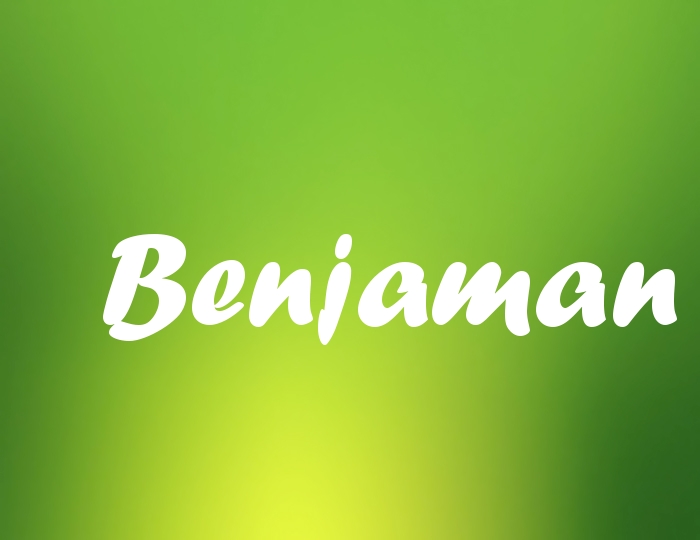 Bildern mit Namen Benjaman