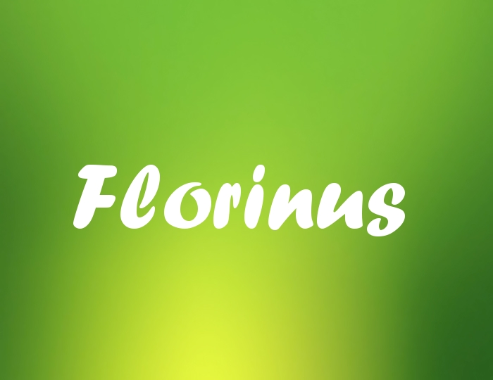 Bildern mit Namen Florinus
