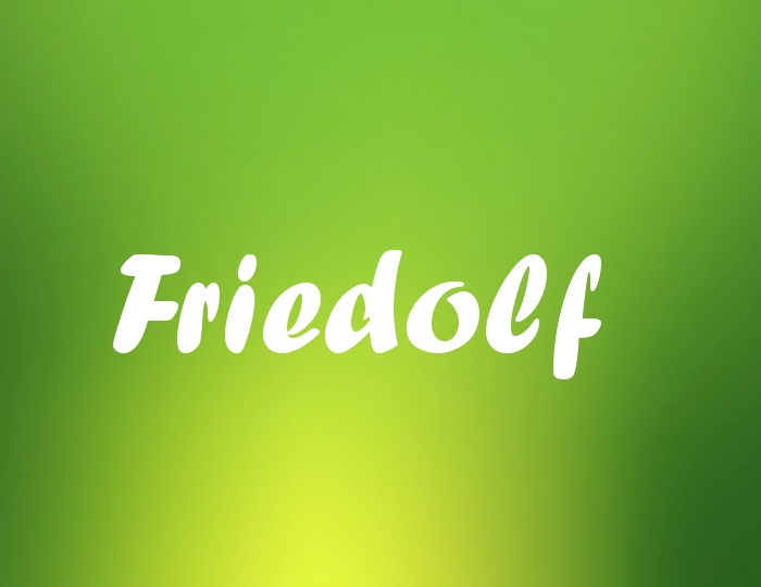 Bildern mit Namen Friedolf