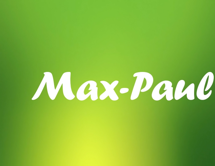 Bildern mit Namen Max-Paul
