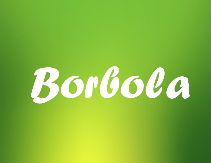 Bildern mit Namen Borbola