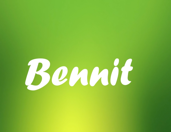 Bildern mit Namen Bennit