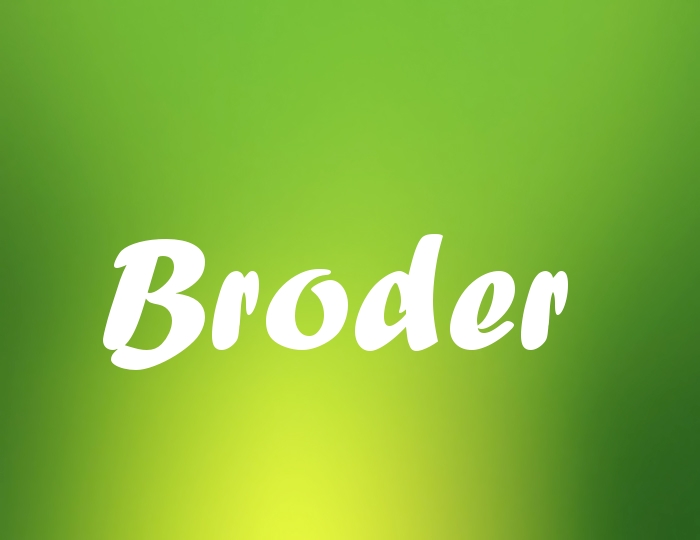 Bildern mit Namen Broder