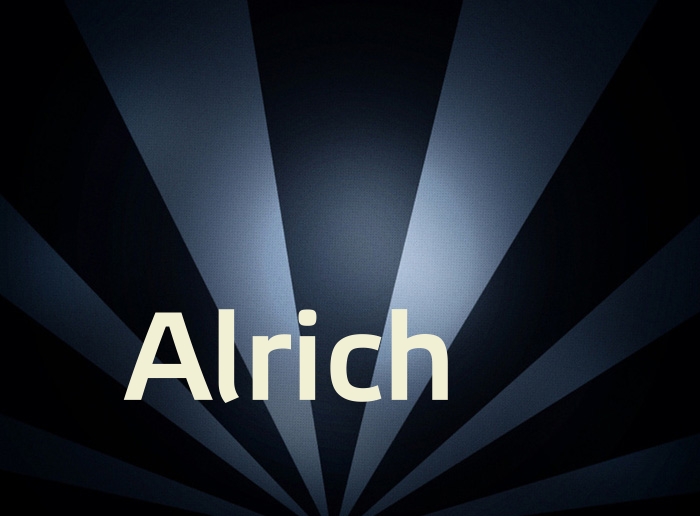 Bilder mit Namen Alrich