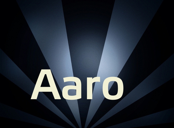 Bilder mit Namen Aaro