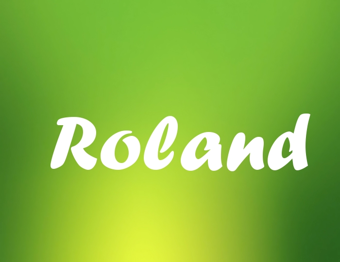 Bildern mit Namen Roland
