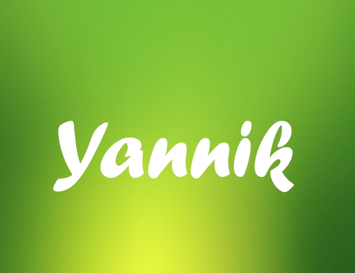 Bildern mit Namen Yannik